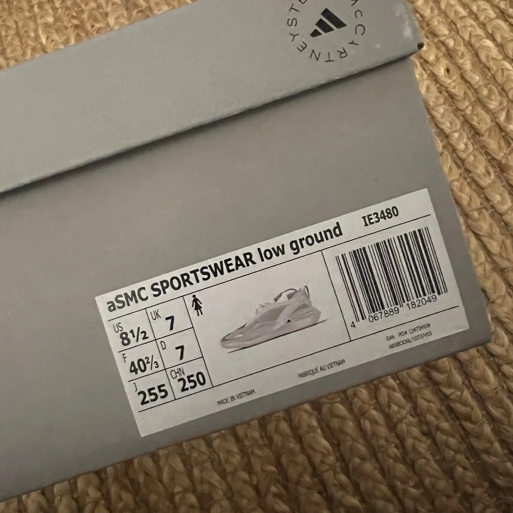 Adidas by Stella McCartney White and Gray Sneakers - Picture 5 of 7